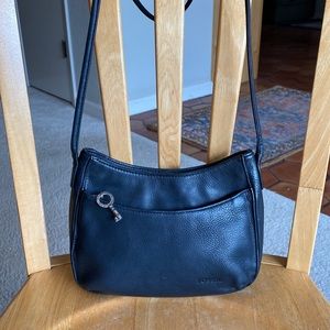 Sweet🌹FOSSIL Vintage Pebble Leather Shoulder Bag Crossbody!